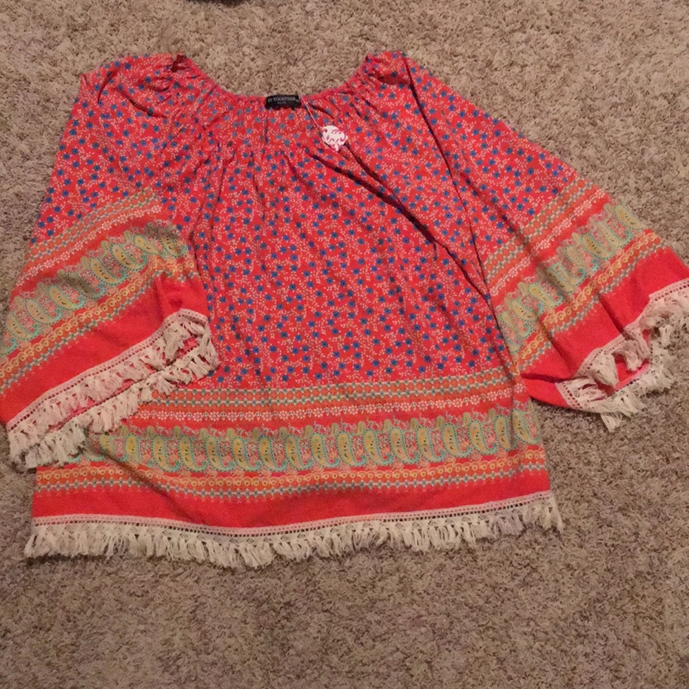 3/4 length shirt